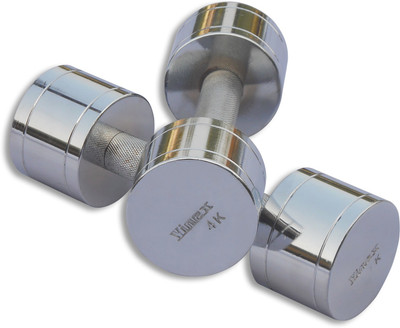 

Vinex Iron Fixed Weight Dumbbell(8 kg), Silver