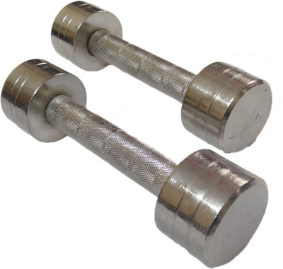 

Royal Chrome - Silver Fixed Weight Dumbbell(4 Kg)