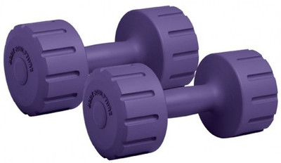 

Body Sculpture BW-102N-B 2 kg Each Fixed Weight Dumbbell(2 kg), Purple