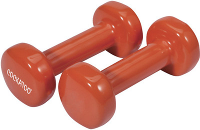 

COCKATOO VINYL Fixed Weight Dumbbell(2 kg), Multicolor