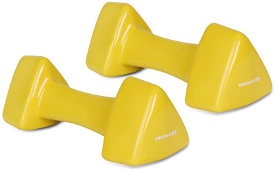 VECTOR X Pair of PVC Dumbbells (4KG+4KG) Fixed Weight Dumbbell(8 kg)