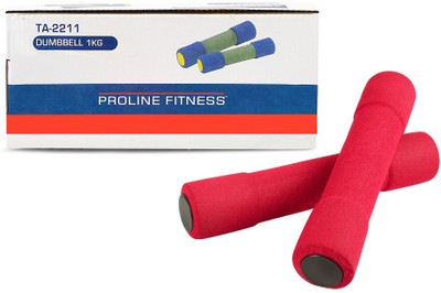 

Proline Proline Fitness TA-2211 1kg RED Fixed Weight Dumbbell(1 kg)