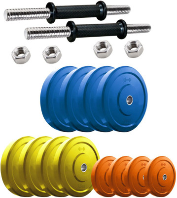 

Headly DM-CP-26KG COMBO16 Adjustable Dumbbell(26 kg), Multicolor