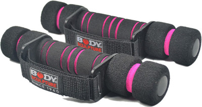 

Body Sculpture BW-312 Softway Fixed Weight Dumbbell(0.49 kg), Black;pink