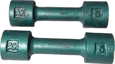 

Royal 5kg_2pc_Casting_green_dumbbell Adjustable Dumbbell(10 kg)