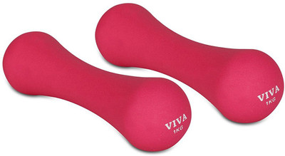 

Vector X Pair of Neoprene Dumbbells (1KG+1KG) Fixed Weight Dumbbell(2 kg), Pink