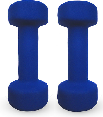 

Kobo HOME GYM EXERCISE 2KG x 2 (Total 4KG) CARDIO AEROBIC TRAINING FITNESS GRIPPY NEOPRENE (Pair) Fixed Weight Dumbbell(4 Kg), Blue