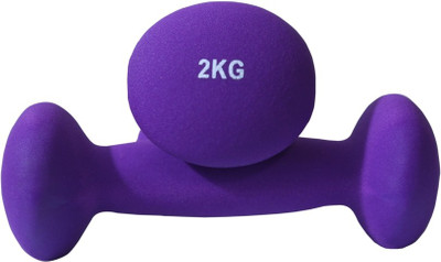 

B FIT USA Neoprene Fixed Weight Dumbbell(2 kg), Purple