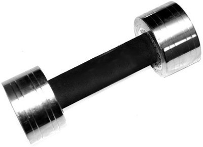 

Claxon Chrome Fixed Weight Dumbbell(6 kg), Silver