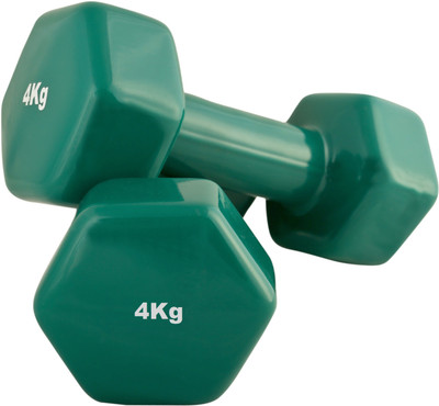 

SportSoul VINYL Fixed Weight Dumbbell(8 Kg), Green