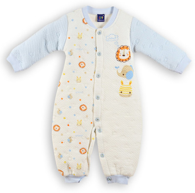 

Lilliput Romper For Boys Printed Cotton(Light Blue, Blue light