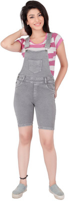 

Fck-3 Women's Grey Dungaree, Icegrey
