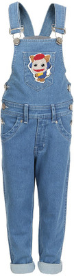 

Benext Dungaree For Boys Solid Denim(Blue