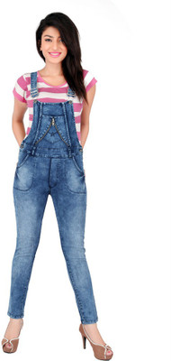 

Fck-3 Women's Blue Dungaree, Cloud-2