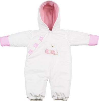 24% OFF on Tillu Pillu Romper For Girls Casual Solid Polyester(White) 24% OFF on Tillu Pillu Romper For Girls Casual Solid Polyester(White)
