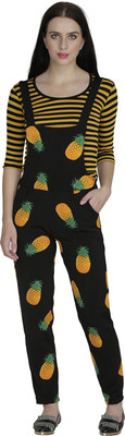 

Svt Ada Collections Women's Black Dungaree