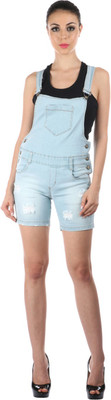 

Fungus Women's Light Blue Dungaree, Sky blue
