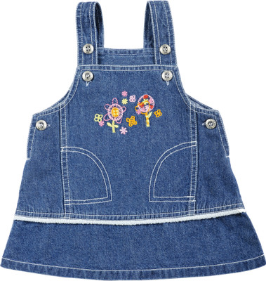 23% OFF on Tillu Pillu Dungaree For Girls Denim(Blue) 23% OFF on Tillu Pillu Dungaree For Girls Denim(Blue)