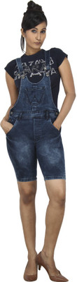 

Fck-3 Women's Blue Dungaree, Dark blue cloud