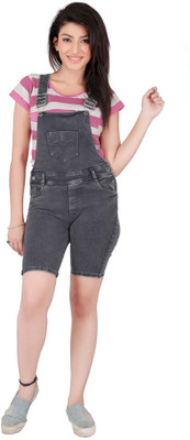 

Fck-3 Women's Grey Dungaree, Lightgrey