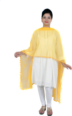 Apratim Cotton Blend Self Design Women Dupatta