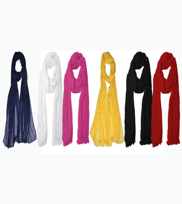 

Kayaani Design Cotton Solid Women's Dupatta, Multicolor