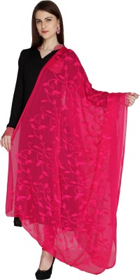 DUPATTA BAZAAR Chiffon Embroidered Women Dupatta