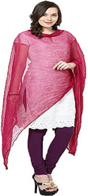 Pistaa Cotton Blend Solid Women Dupatta