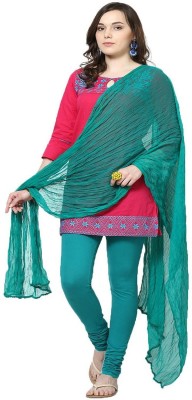 Pistaa Cotton Blend Solid Women Dupatta