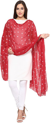 JIHUZUR Chiffon Printed Women Dupatta