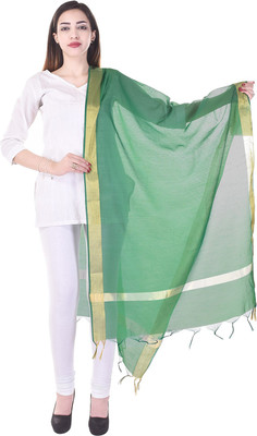 Vasavi Poly Chanderi Solid Women Dupatta