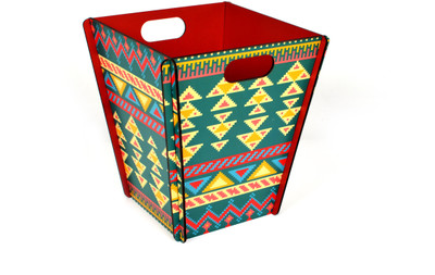 

My Own Aztec D Wood Dustbin(Multicolor)
