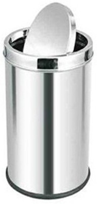 

YASHA LIFESTYLE SWING BIN (8" X 12") Stainless Steel Dustbin(Silver)