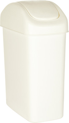 

Howards Smooth Swing Bin - 17.5L Plastic Dustbin(White)