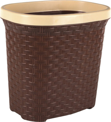

Polyset Brio Waste Paper Plastic Dustbin(Brown)