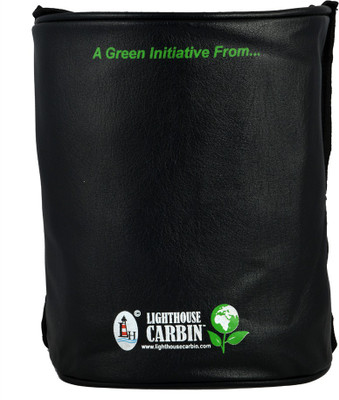 

Lighthouse Car bin Polyester Dustbin(Black)