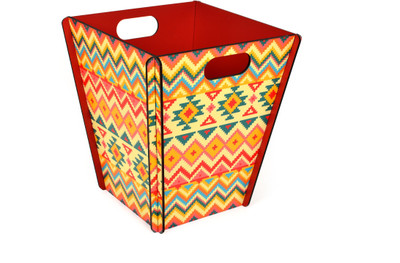 

My Own Aztec C Wood Dustbin(Multicolor)