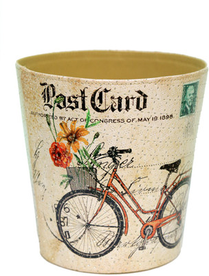 

CASA BONITA DELHI Wood Dustbin(Multicolor)