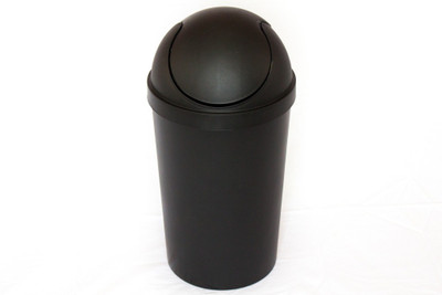 

Sterilite Swingtop round Plastic Dustbin(Black)