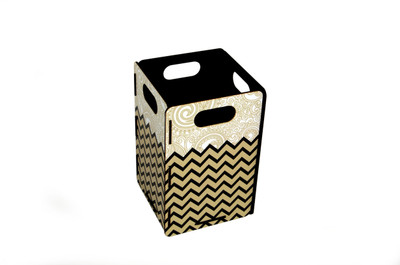 

My Own Wood Dustbin(Grey)