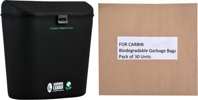 

Lighthouse Car bin Plastic Dustbin(Black)