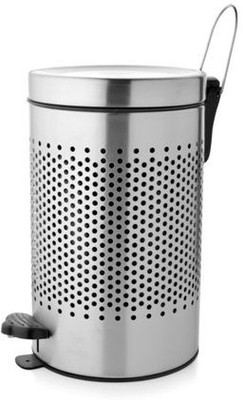 

Homeworx Premium Bins Stainless Steel Dustbin(Silver)