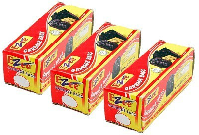 

Ezee Garbage Bag Medium 24 Inches X 32 Inches ( 45 Pieces ) Plastic Dustbin(Black, Pack of 3)