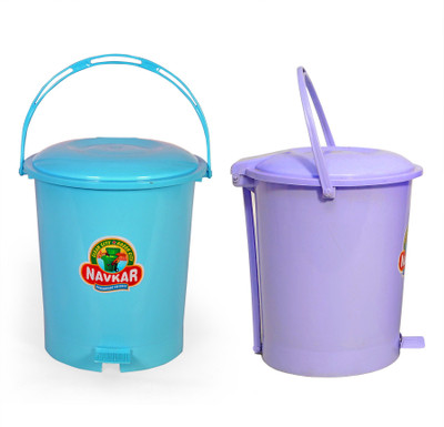 

NAVKAR-CP Plastic Dustbin(Blue, Blue, Pack of 2)