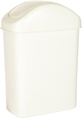 

Howards Smooth Swing Bin - 6.5L Plastic Dustbin(White)