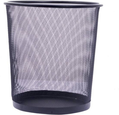 

Chrome 9688 Iron Dustbin(Black, Pack of 2)