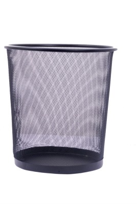 

Chrome 9688 Iron Dustbin(Black, Pack of 2)