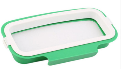 

Royaldealshop Plastic Dustbin(Green, White)