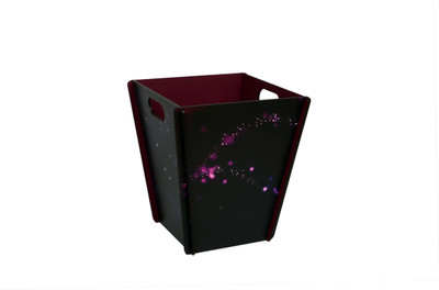 

My Own Wood Dustbin(Purple)