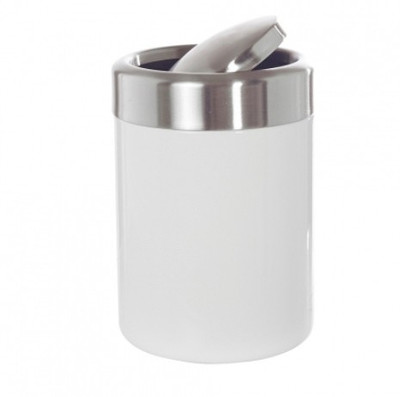 

Howards Stainless Steel Dustbin(White, Steel)